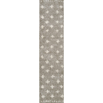 Cristo Berber Geometric Shag Area Rug